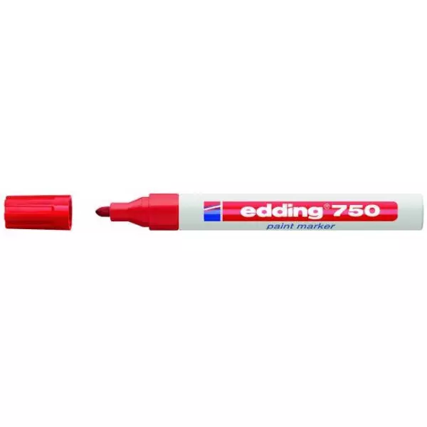 Lakový popisovač edding 750 červený