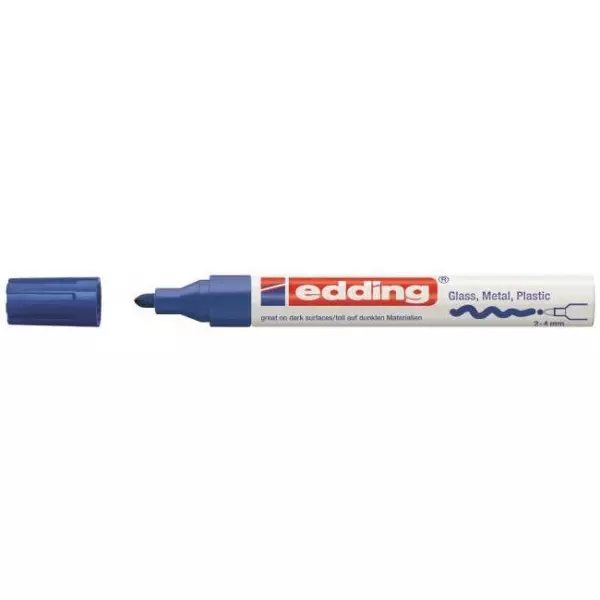 Lakový popisovač edding 750 modrý