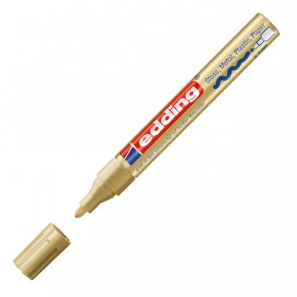 Lakový popisovač edding 750 zlatý