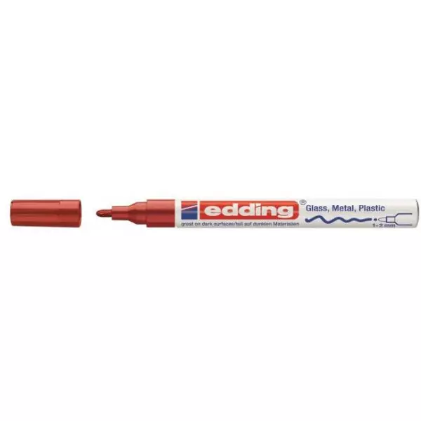 Lakový popisovač edding 751 červený