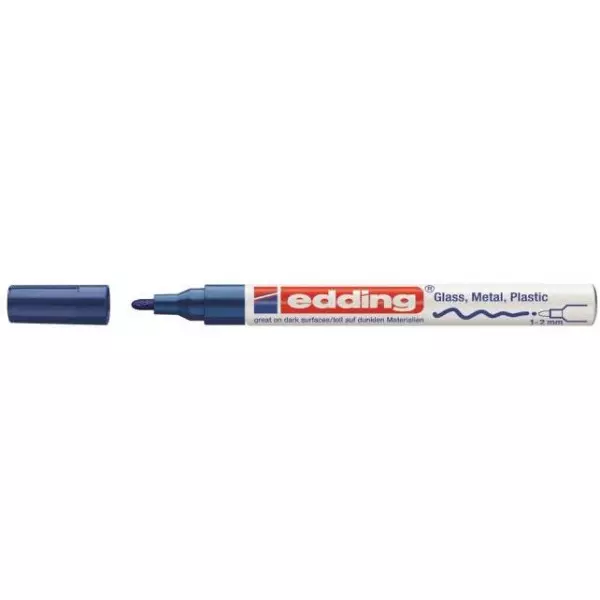 Lakový popisovač edding 751 modrý