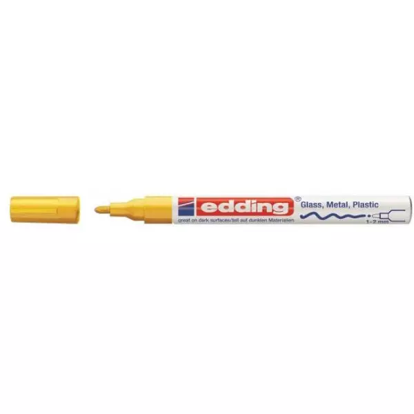Lakový popisovač edding 751 žltý