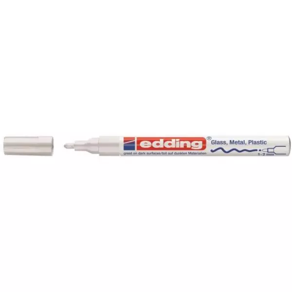 Lakový popisovač edding 751 biely