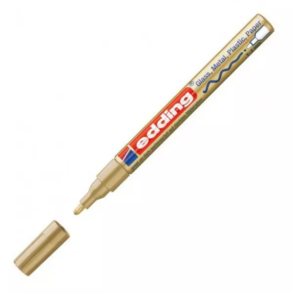 Lakový popisovač edding 751 zlatý