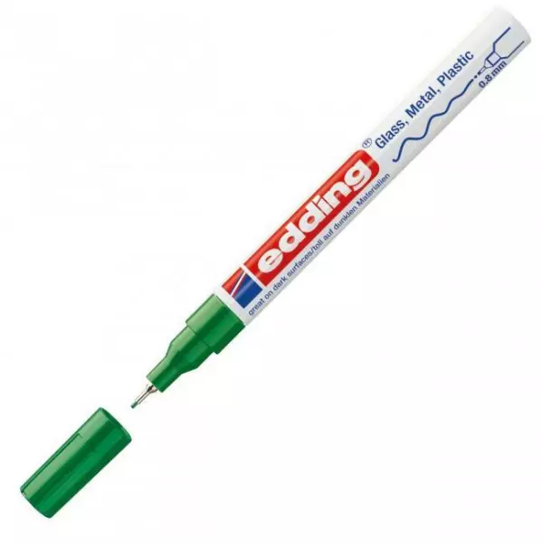 Lakový popisovač edding 780 zelený