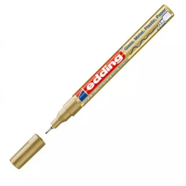Lakový popisovač edding 780 zlatý