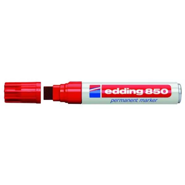 Permanentný popisovač edding 850 červený