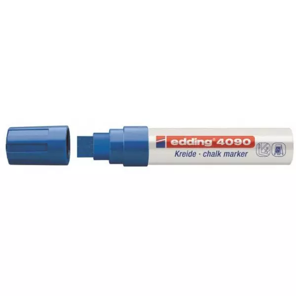 Popisovač na sklo edding 4090 modrý