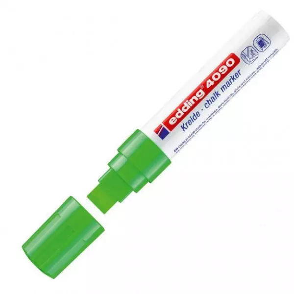 Popisovač na sklo edding 4090 svetlozelený