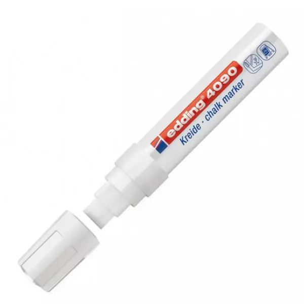 Popisovač na sklo edding 4090 biely
