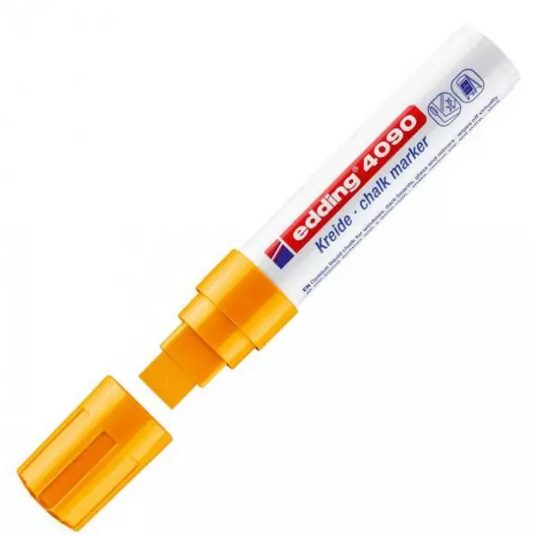 Popisovač na sklo edding 4090 neónovooranžový