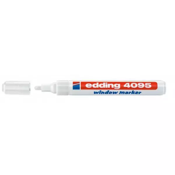 Popisovač na sklo edding 4095 biely