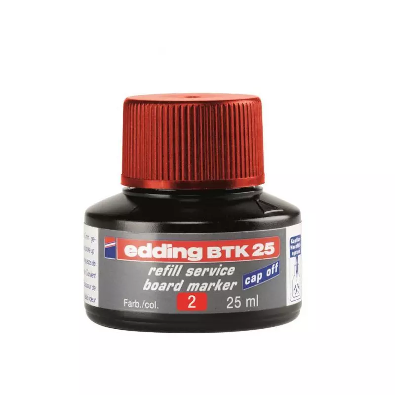 Atrament edding BTK 25 červený Atrament edding BTK 25 červený