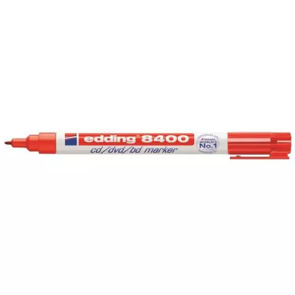 Popisovač na CD/DVD/BD edding 8400 červený