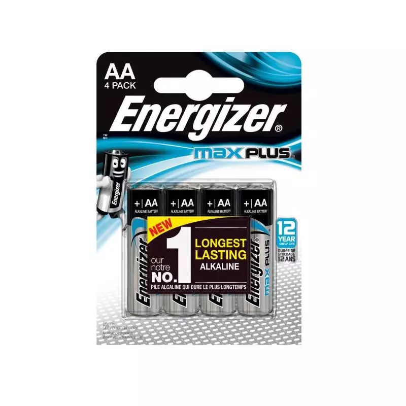 Batéria Energizer Max Plus LR6/4 ks tužková Batéria Energizer Max Plus LR6/4 ks tužková