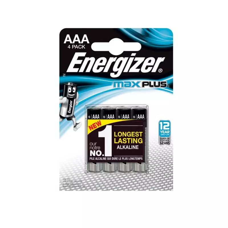 Batéria Energizer Max Plus LR03/4ks mikrotužková Batéria Energizer Max Plus LR03/4ks mikrotužková