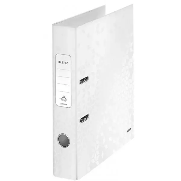 Zakladač pákový Leitz 180° WOW 5cm perleťovo biely