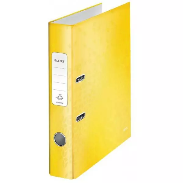 Zakladač pákový Leitz 180° WOW 5cm žltý