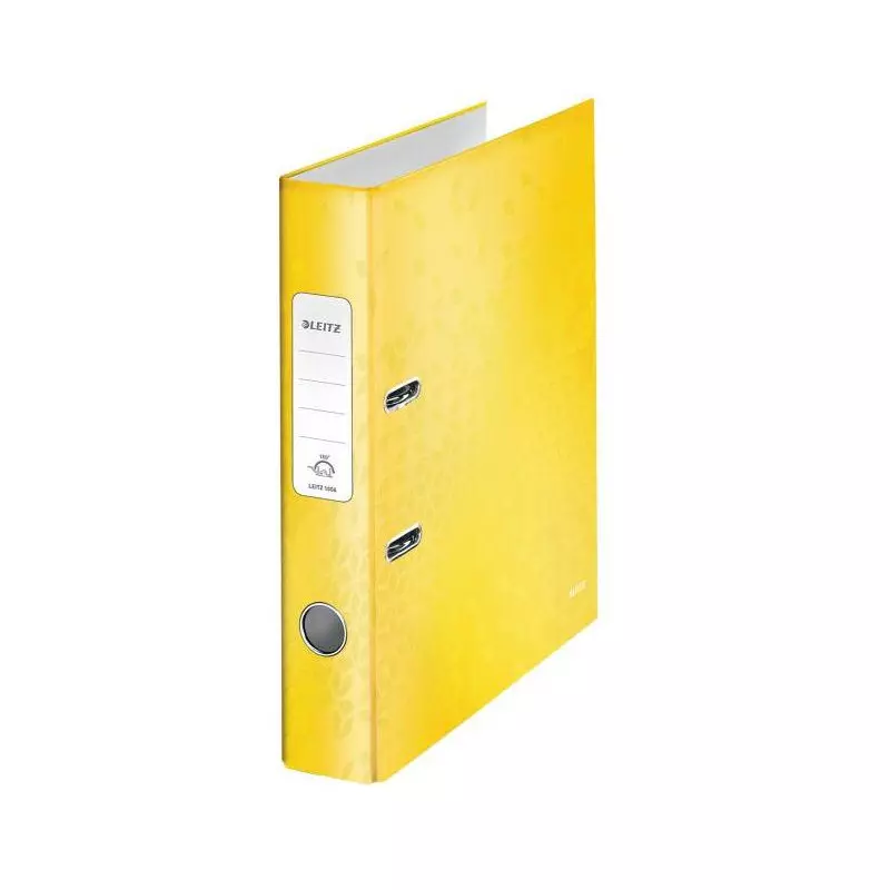 Zakladač pákový Leitz 180° WOW 5cm žltý Zakladač pákový Leitz 180° WOW 5cm žltý