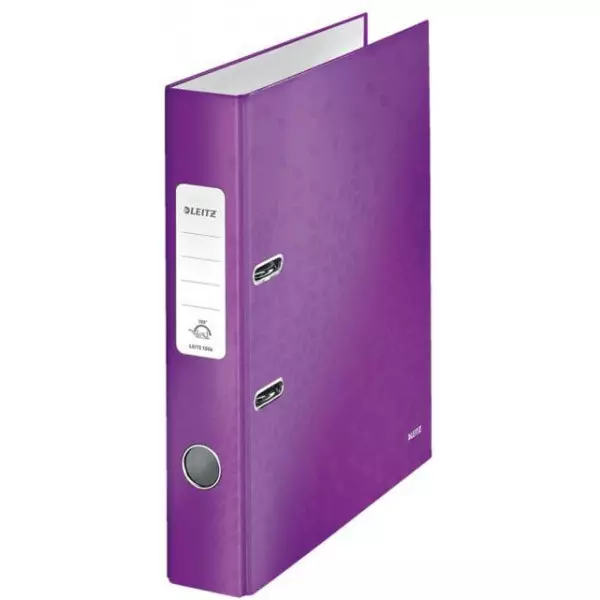 Zakladač pákový Leitz 180° WOW 5cm purpurový