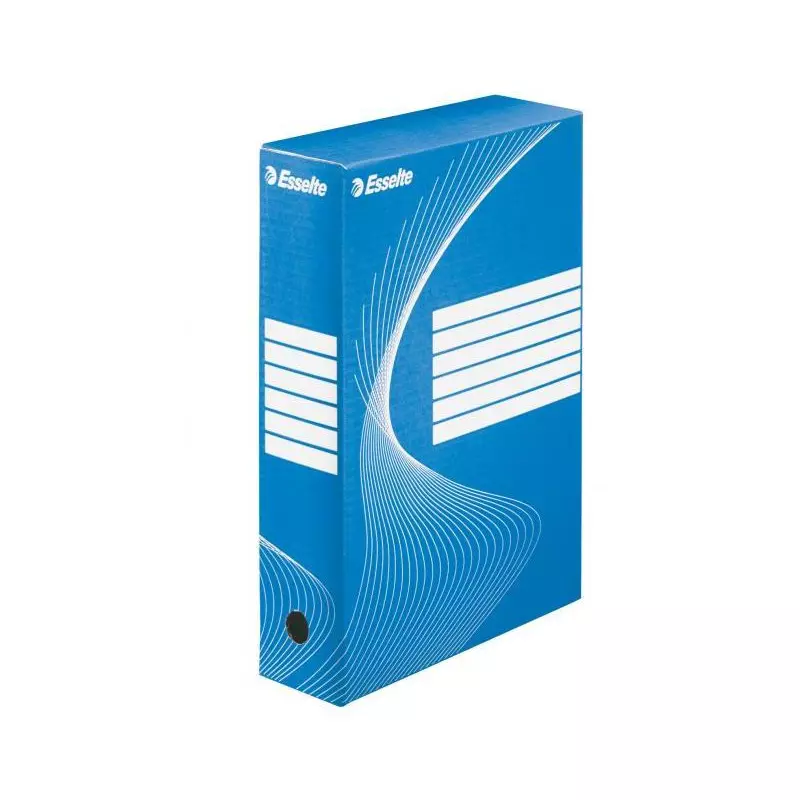 Archívny box Esselte 80mm modrý/biely Archívny box Esselte 80mm modrý/biely