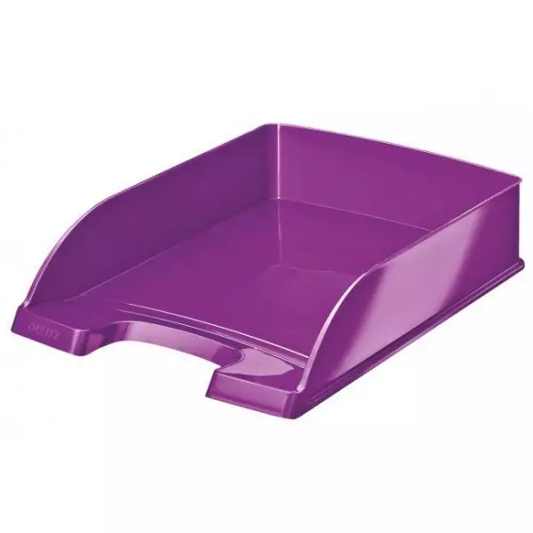Odkladač Leitz WOW metalický purpurový