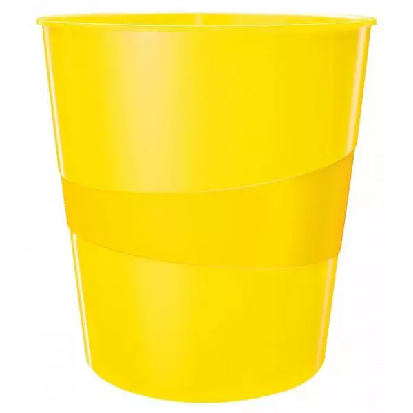 Kôš plastový Leitz WOW 15l žltý