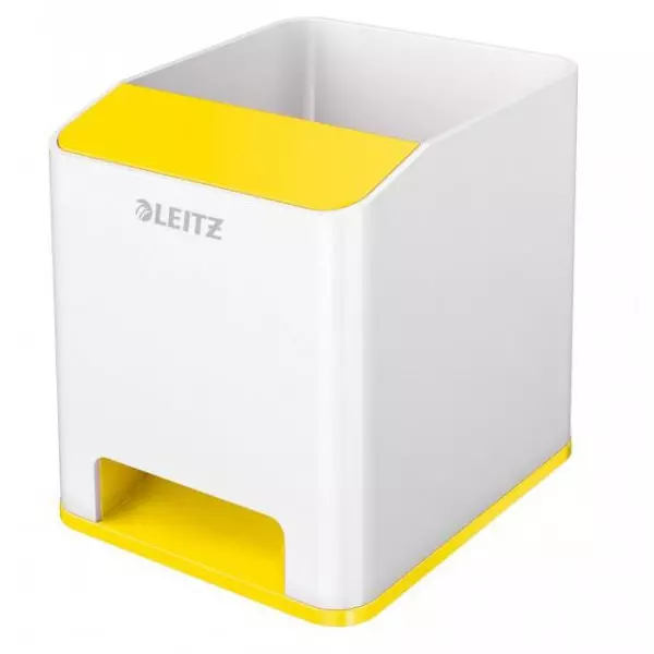 Stojan na perá hudobný Leitz WOW žltý