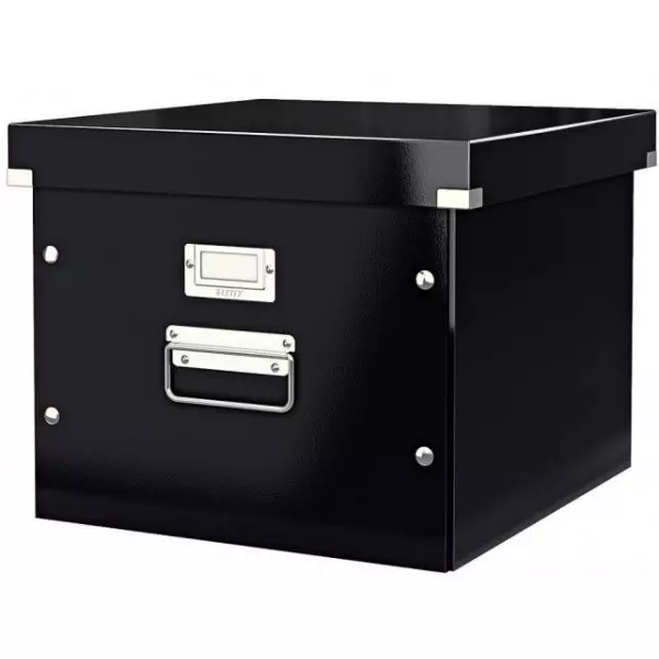 Krabica na závesné obaly Leitz Click & Store čierna