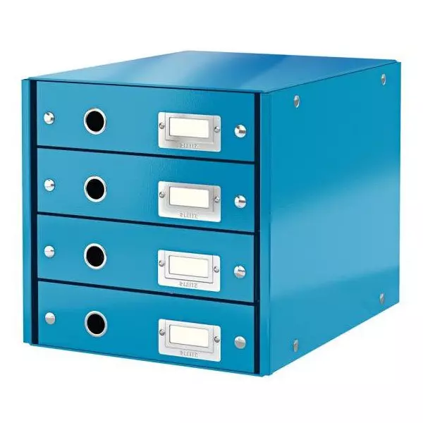 Zásuvkový box Leitz Click & Store 4 zásuvky modrý