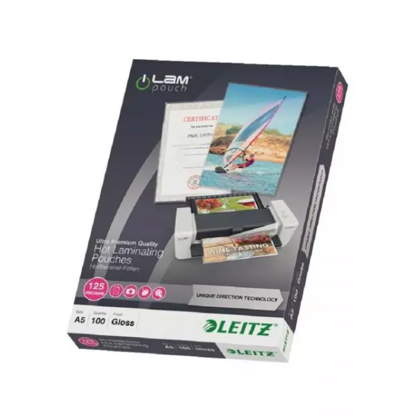 Laminovacie fólie Leitz A5 125 mic