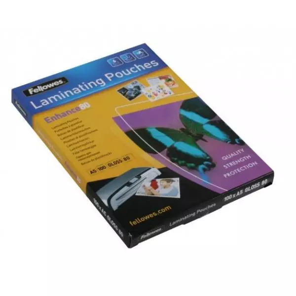 Laminovacie fólie Fellowes 154x216 /A5/ 80mic