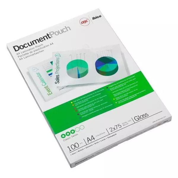 Laminovacie fólie GBC A4 2X75 mic (100)