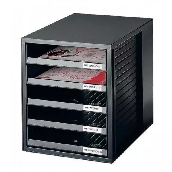 Zásuvkový box Cabinet čierny