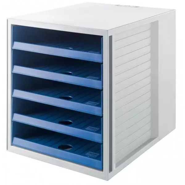 Zásuvkový box Cabinet KARMA eko-modrý