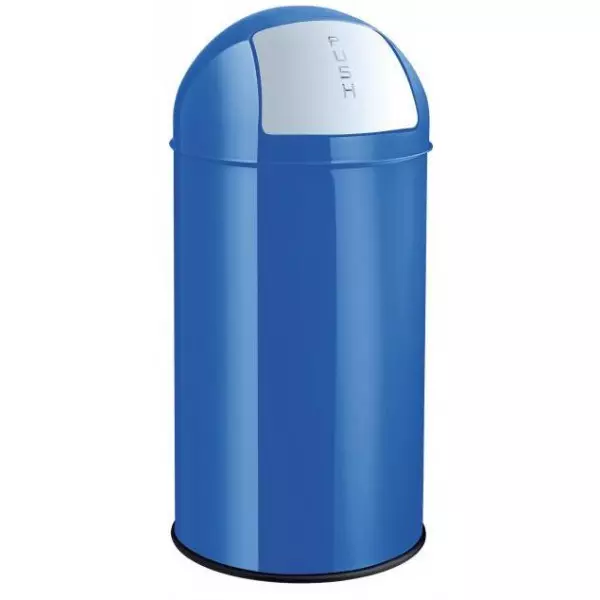 Kôš kovový Helit 50l modrý
