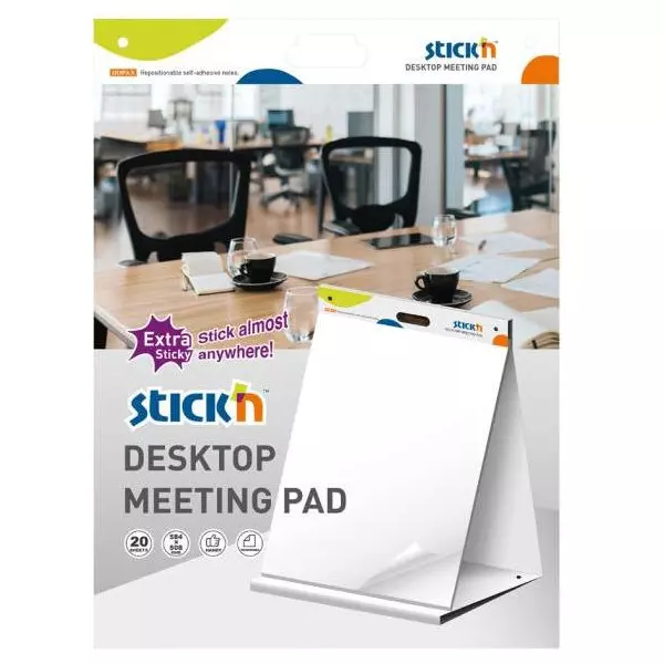 Samolepiaci stolný flipchart Stickn Hopax 58x50cm 20 listov