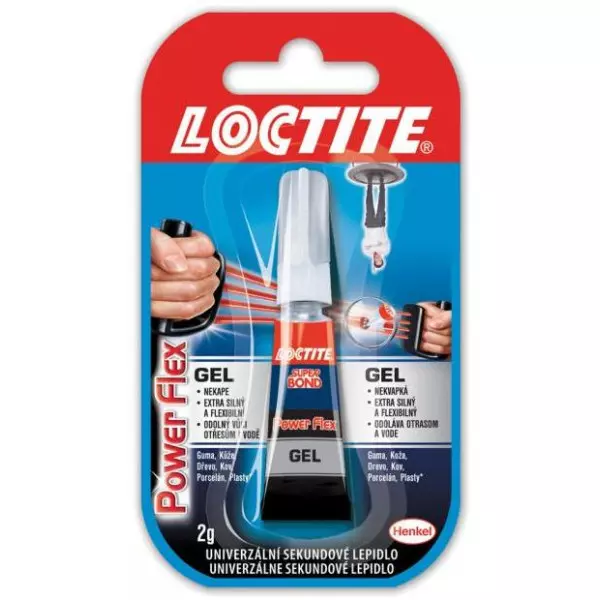 Sekundové lepidlo Loctite Super Bond Power Flex Gel 2g
