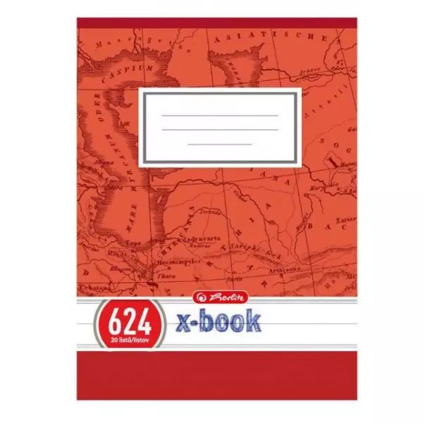 Zošit Herlitz 624 A6 linajkový 70g/m2