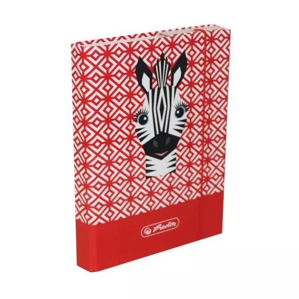 Box na zošity A4 s gumičkou Cute Animals Zebra