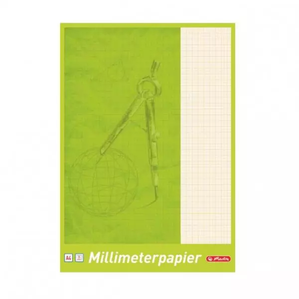 Milimetrový papier Herlitz A4 80g 25 listov