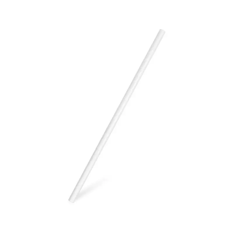 Slamky papierové biele `JUMBO` 8 mm x 25 cm (100 ks) Slamky papierové biele `JUMBO` 8 mm x 25 cm (100 ks)