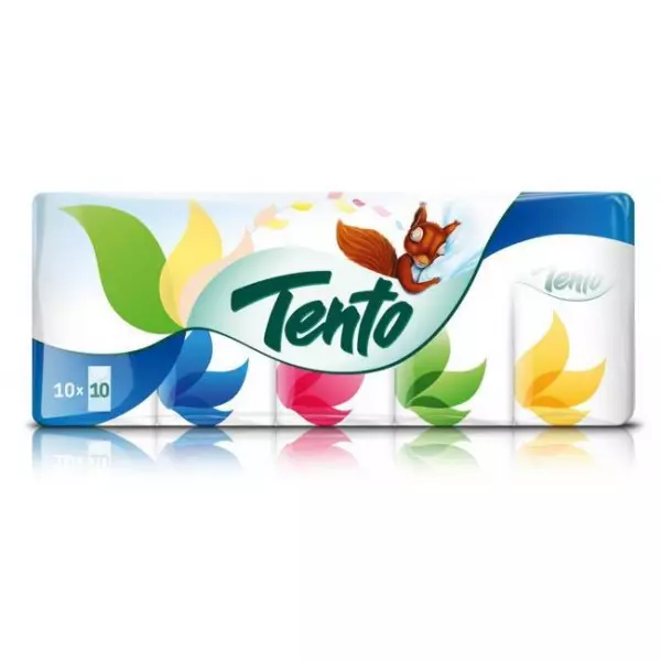 Papierové vreckovky Tento 10 x 10 bal.