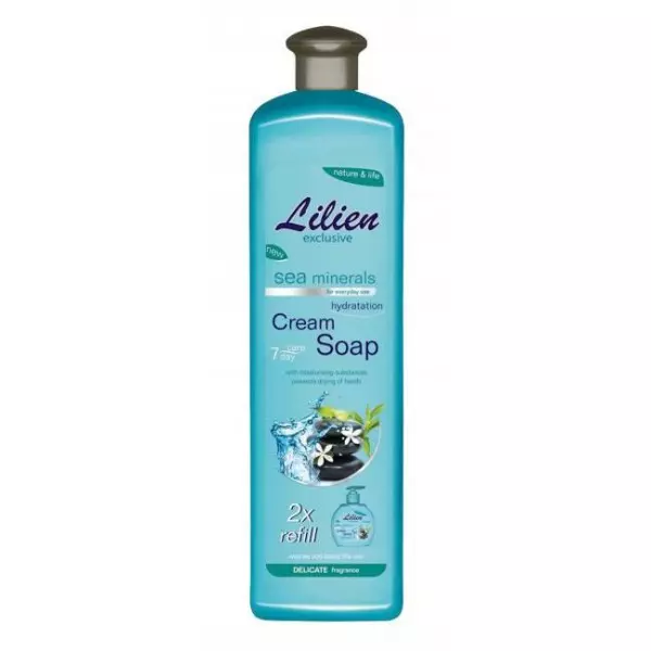 Tekuté mydlo krémove Lilien 1l Sea minerals