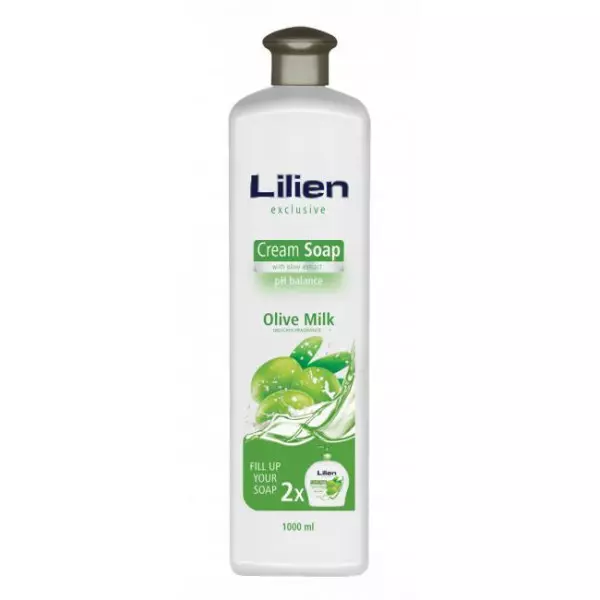 Tekuté mydlo krémove Lilien 1l Oliva milk