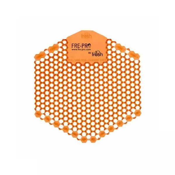 Pisoárové sitko Fre-Pro WAVE 3D - mango (oranžové) 1 ks