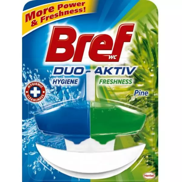 Bref Duo Aktiv WC závesný gél 50 ml Borovica