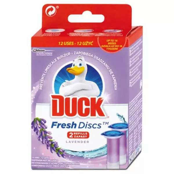 Náhrada DUCK Fresh Discs WC gél 2 x 36 ml Levanduľa