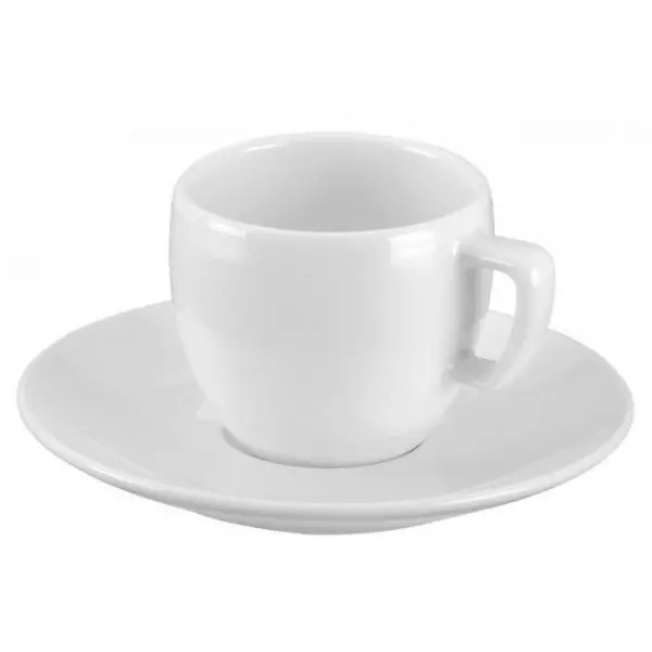 Šálky s podšálkami CREMA na espresso 75ml 6ks