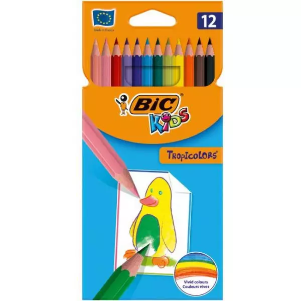 Farbičky BIC Tropicolors 12ks